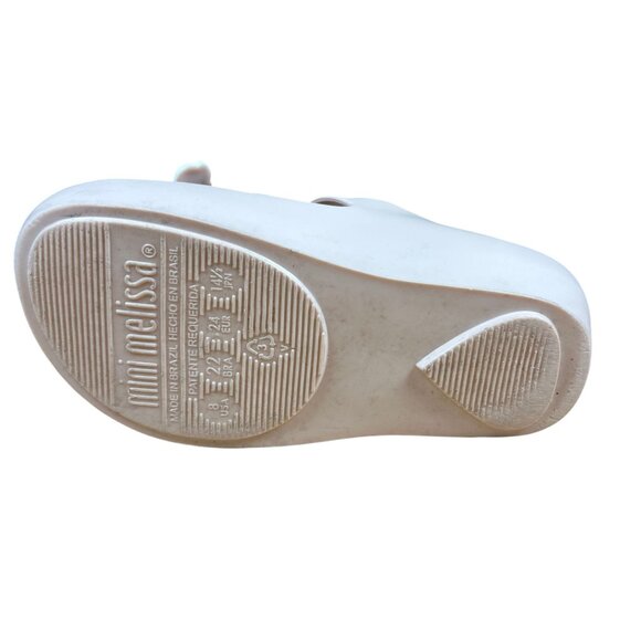 MINI MELISSA Ultra Disney Kissing Minnie & Mickey Mouse Mary Jane Shoes Size 8 - Picture 4 of 7